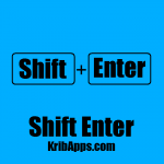 Shift Enter